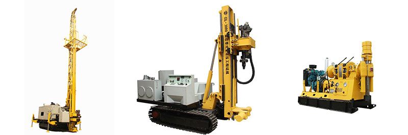 XDL-1200型全液壓巖心鉆機(jī)、XY-44B型巖芯鉆機(jī)、GL-3000型履帶式全液壓工程鉆機(jī)